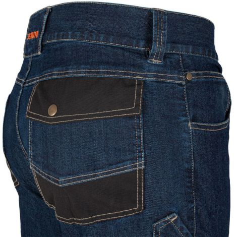 Wygodne spodnie jeansowe z wytrzymałego oddychającego materiału Icarus Jeans Blue Bennon - 3